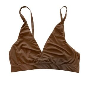JOYSUPUN Womens S‎ Brown Triangle Bralette Comfort Everyday Bra